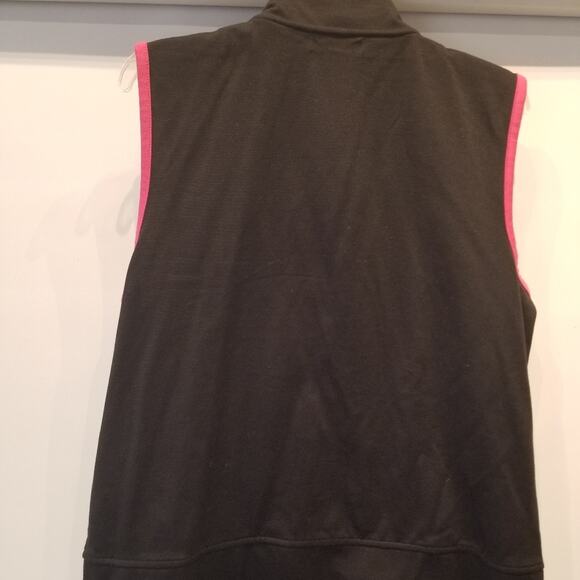 Silver wear Black Athletic Vest Workout Walking Running Gym Womens Size XL - Picture 5 of 5